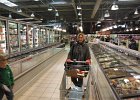 DSCF0821  Grocery shopping at Carrefour (the local Superstore): pretty much the same as Canada (except for the wine and spirits)